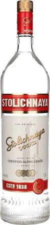 Stolichnaya Red Label Plain Vodka | 1.5ML