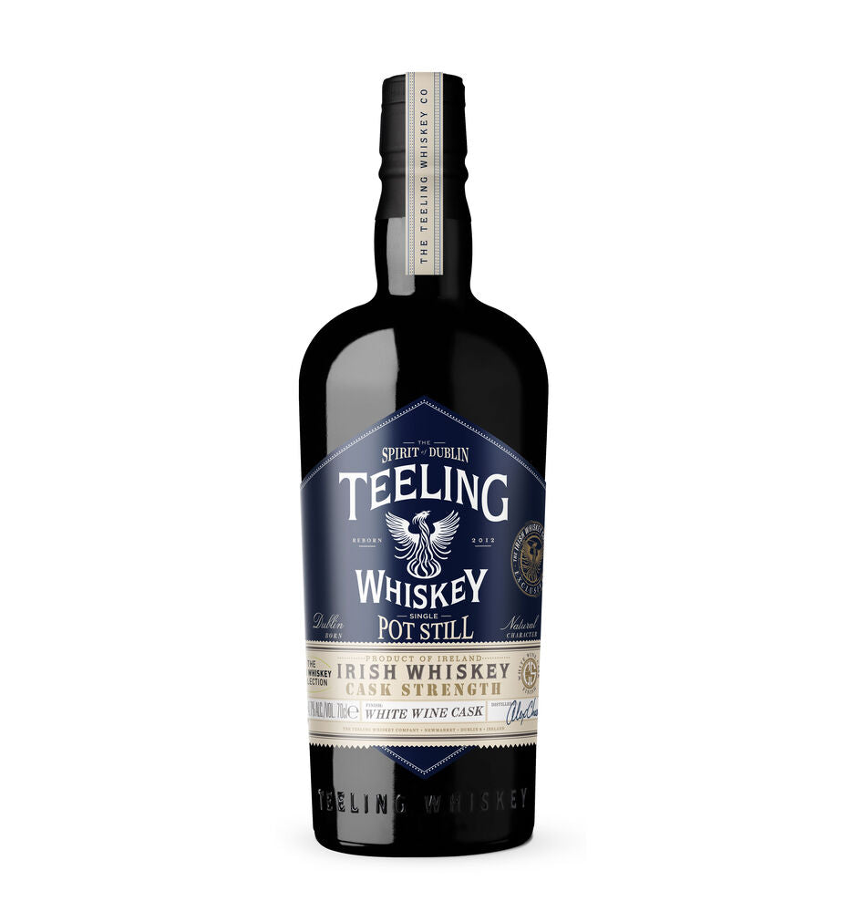 Teeling Single Pot Still White Wine Medium Toast Cask Irish Whiskey
