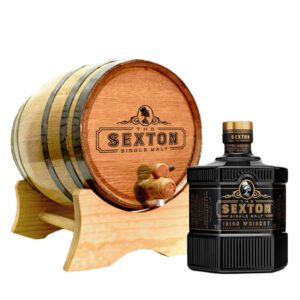 The Sexton with Branded Barrel Irish Single Malt Whiskey | 1L