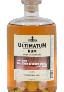 The Ultimatum Selection Ballechin Bourbon Barrel Finish 7 Year Old Guyana Rum | 700ML