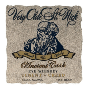 Very Olde St. Nick Ancient Cask Tenent + Creed Straight Rye Whiskey