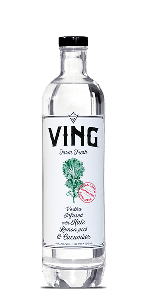 VING Farm Fresh Kale Lemon Peel and Cucumber Infused Vodka