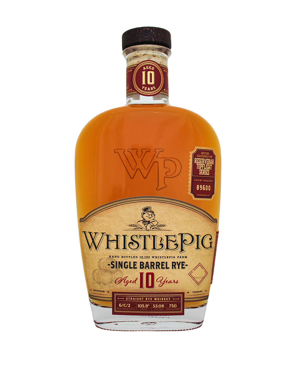 WhistlePig 10 Year Old Single Barrel Rye S1B51 Whiskey