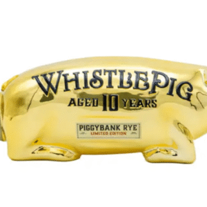 WhistlePig Limited Edition 10 Year Old Aged Gold Edition Piggybank Rye Whiskey | 1L