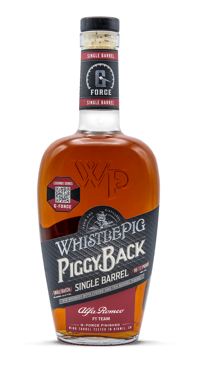 WhistlePig PiggyBack Legends Series | Alfa Romeo F1® Team | Single Barrel 2023 Limited Release
