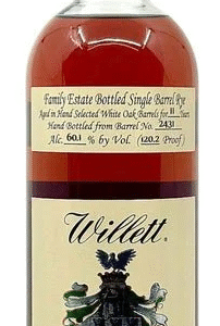 Willett 11 Year Old #2431 Single Barrel - Rye Here, Rye Now - Rye Whiskey