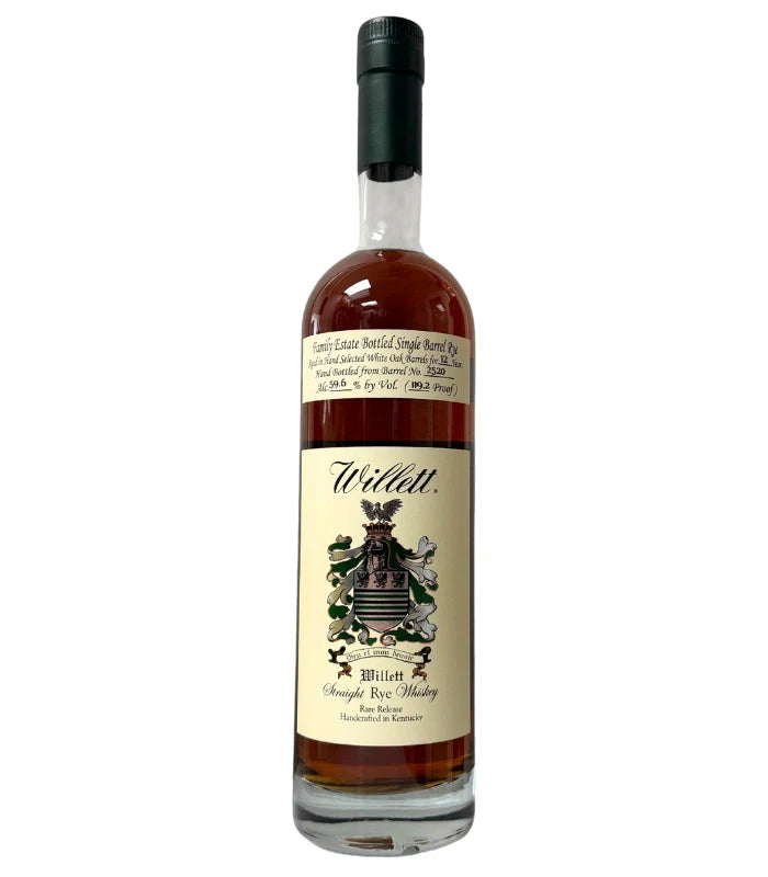 Willett Family Estate 12 Year Old Single Barrel #2520 "Dirty Dozen" 119.2 Proof Rye Whiskey