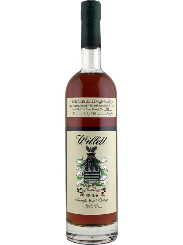 Willett Single Barrel 6 Year Old Rye 123.2 Proof Cask #6050 Pac Edge Family Selection Bourbon Whiskey