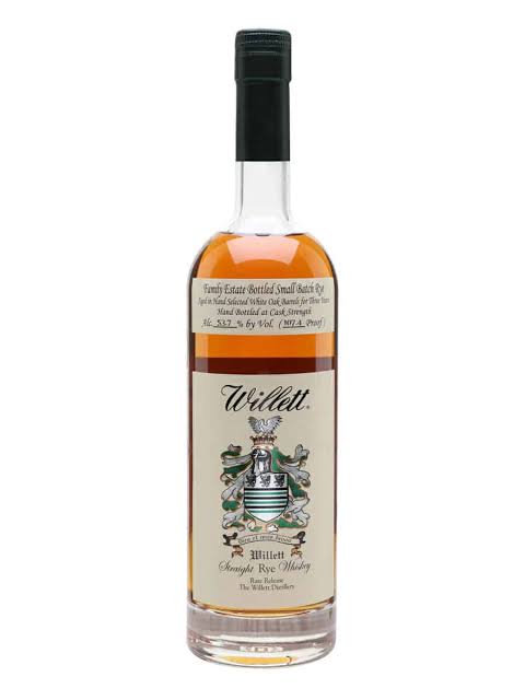 Willett's 3 Year Old Family Estate Bottled Rye Whiskey