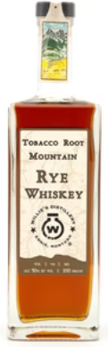 Willie's Distillery Tobacco Root Mountain Rye Whiskey